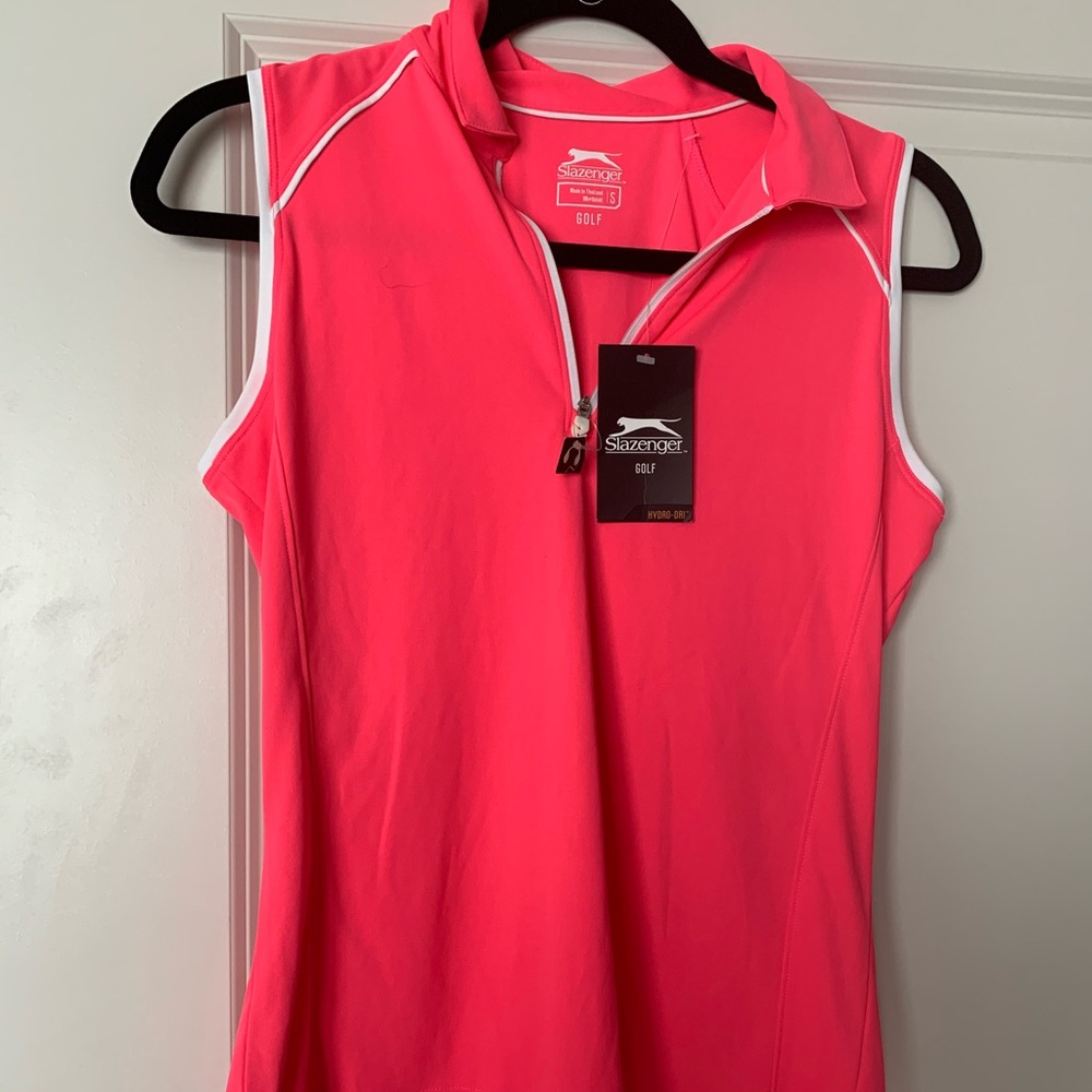 Slazenger Golf Shirt. Pink